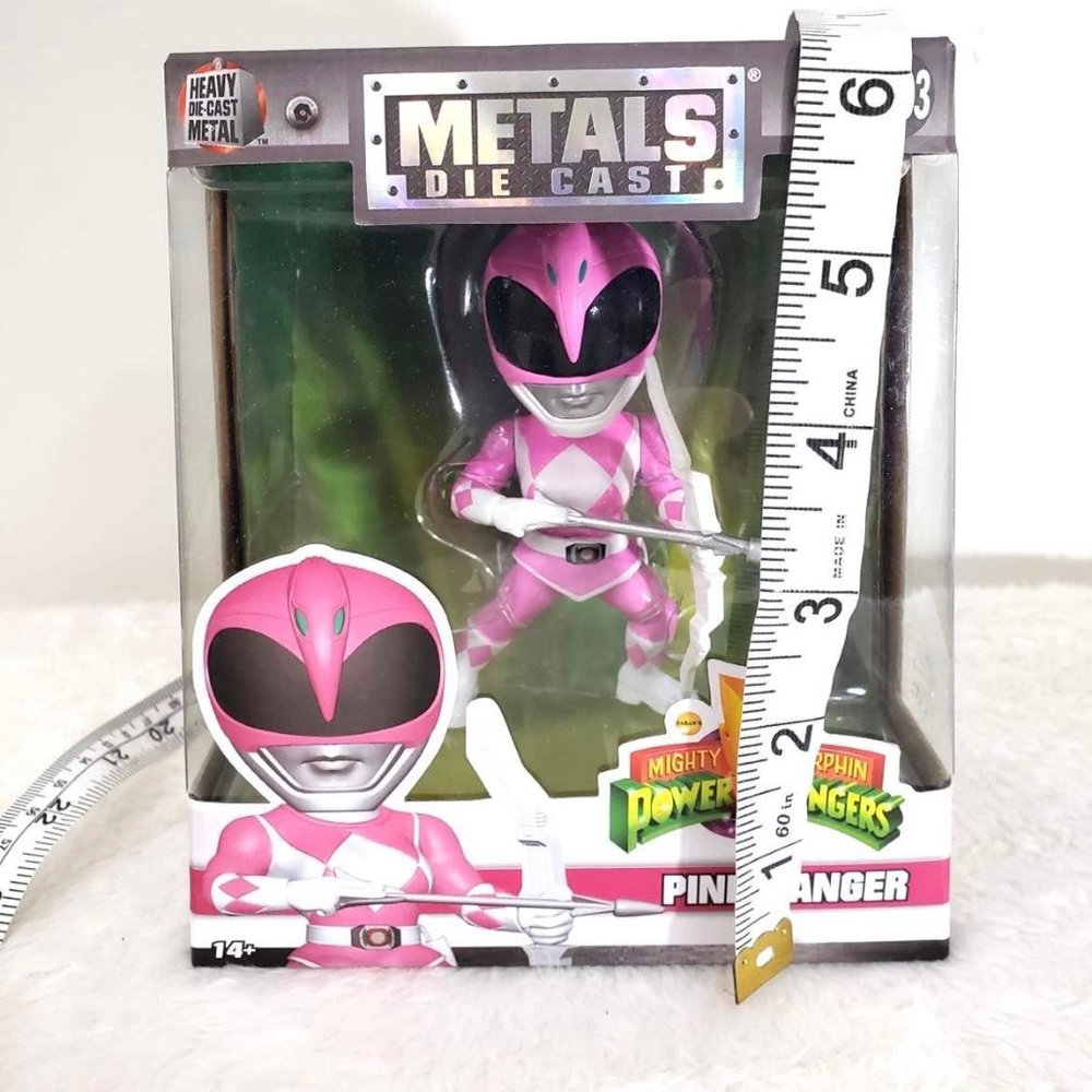 Bandai Saban's Pink Power Ranger metals die cast 4" figurine NIB - Picture 6 of 7
